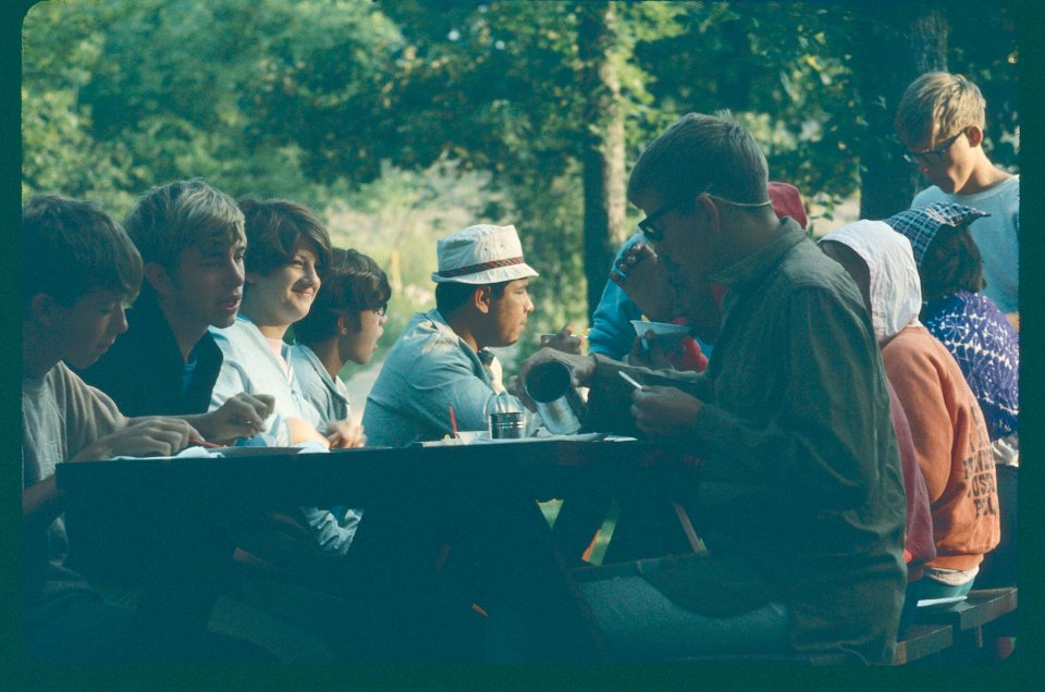 Teen Camp 1967 canoe trip A